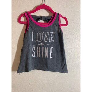 Pink on Pink Baby Girls Tank Top Gray Size 24 Months AC2
